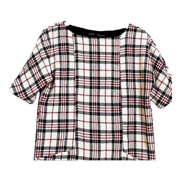 Zara Tartan Plaid Mini Dress, Size‎ S - Picture 6 of 12